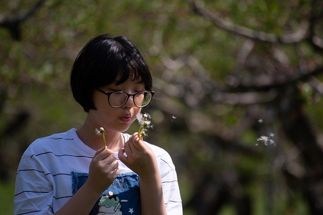 Free download ChildrenS Dandelion Girl -  free photo or picture to be edited with GIMP online image editor