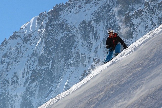 Muat turun percuma Child Ski Chamonix - foto atau gambar percuma untuk diedit dengan editor imej dalam talian GIMP