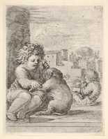 Free download Child Teaching a Dog to Sit free photo or picture to be edited with GIMP online image editor