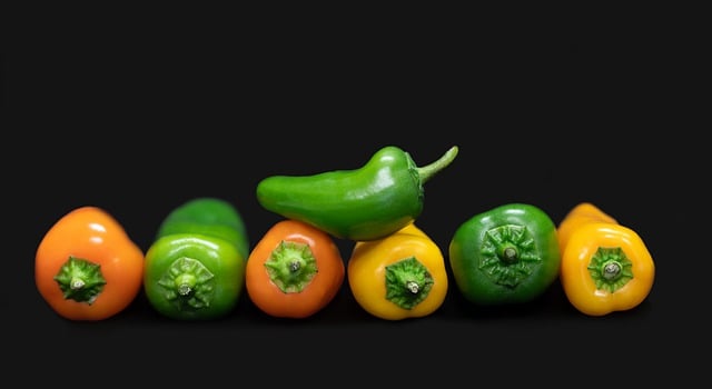 Baixe gratuitamente a imagem gratuita de vegetais com pimenta e páprica para ser editada com o editor de imagens on-line gratuito do GIMP