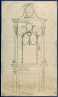 Free download Chimneypiece, in Chippendale Drawings, Vol. I free photo or picture to be edited with GIMP online image editor