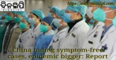 Free download China hiding symptom-free cases, epidemic bigger: Report free photo or picture to be edited with GIMP online image editor