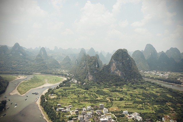 Muat turun percuma China Landscape Mountain - foto atau gambar percuma untuk diedit dengan editor imej dalam talian GIMP