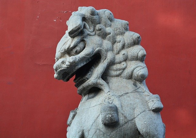 Free download China Lion Red -  free photo or picture to be edited with GIMP online image editor