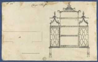 Free download China Shelf, from Chippendale Drawings, Vol. II free photo or picture to be edited with GIMP online image editor