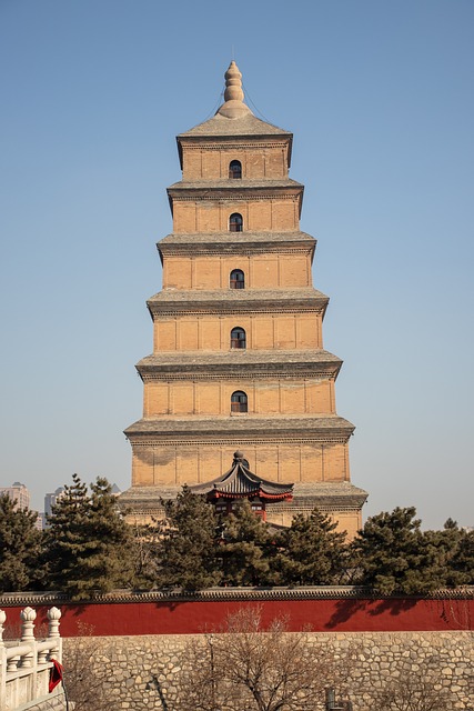 Free download china xi an wild goose pagoda free picture to be edited with GIMP free online image editor
