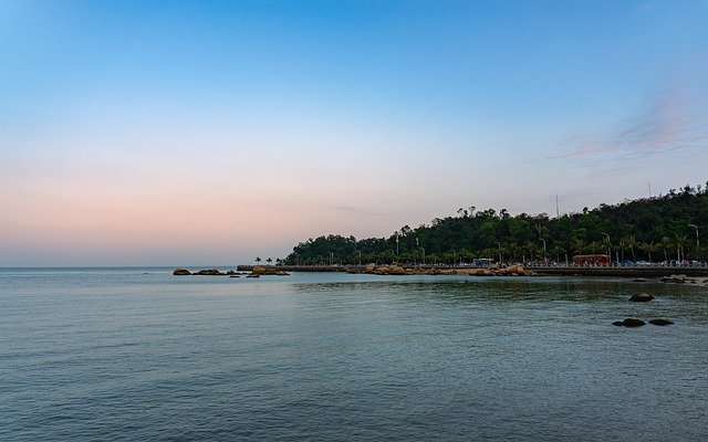 Free download China Zhuhai Sea The Coastal City -  free free photo or picture to be edited with GIMP online image editor