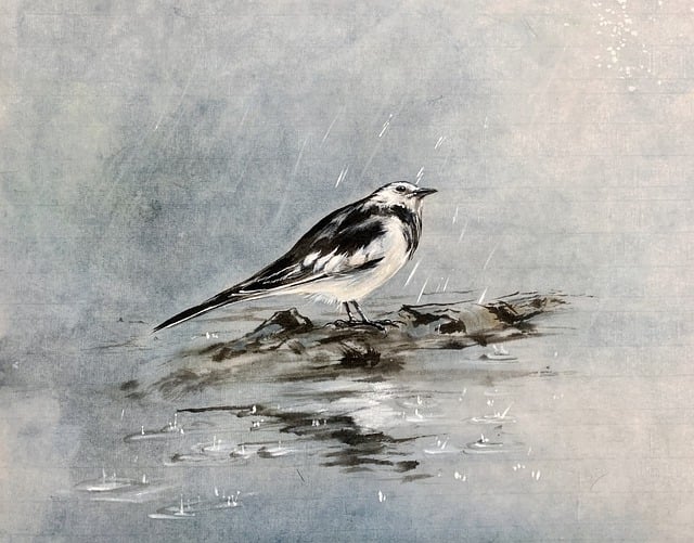 Free download chinese painting bird artwork free picture to be edited with GIMP free online image editor