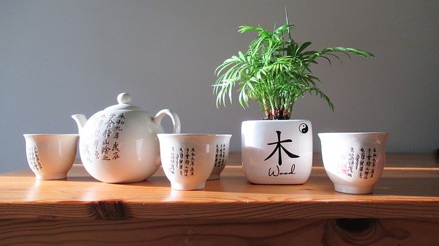 Free download Chinese Tea Set Pot Cups -  free photo or picture to be edited with GIMP online image editor