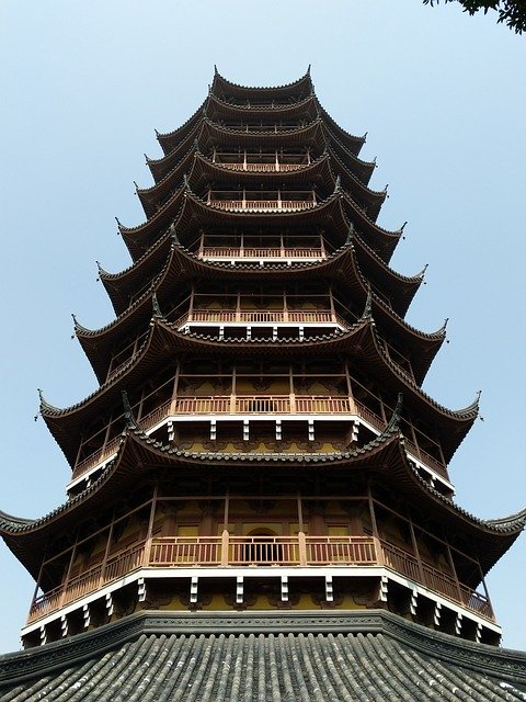 Free download Chinese Tower Architecture -  free photo or picture to be edited with GIMP online image editor