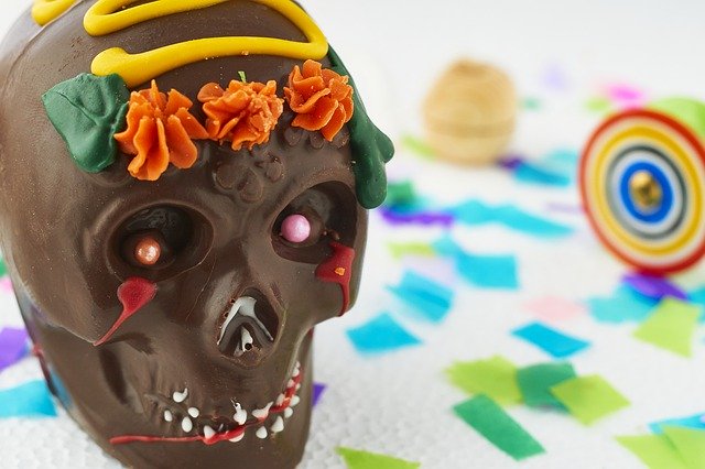 Free download Chocolate Day Of The Dead Skull -  free free photo or picture to be edited with GIMP online image editor