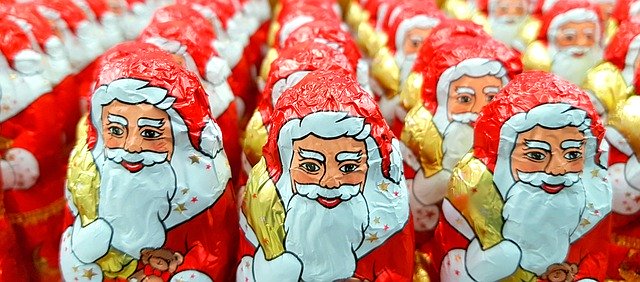 Template Photo Chocolate Santa Claus Christmas -  for OffiDocs
