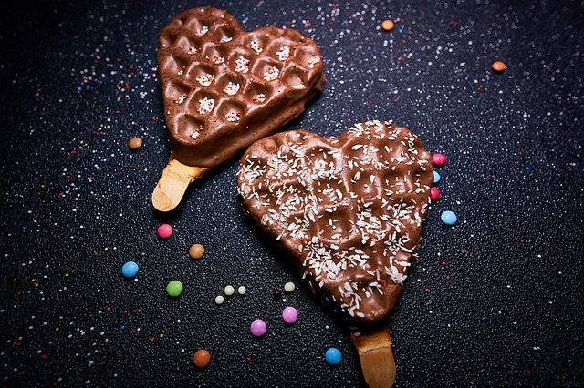 Free download Chocolate Waffle Smarties -  free free photo or picture to be edited with GIMP online image editor