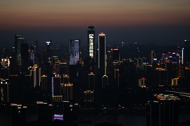 Free download Chongqing Night View Sunset -  free free photo or picture to be edited with GIMP online image editor