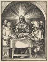 Free download Christ at Emmaus, from The Little Passion free photo or picture to be edited with GIMP online image editor