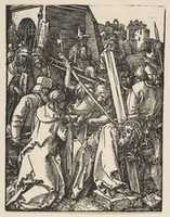 Free download Christ Bearing the Cross, from The Little Passion free photo or picture to be edited with GIMP online image editor