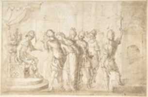Free download Christ Brought Before Pontius Pilate free photo or picture to be edited with GIMP online image editor