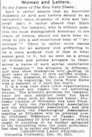 Free download Christine Ladd Franklin Letter To The New York Times 1921 free photo or picture to be edited with GIMP online image editor