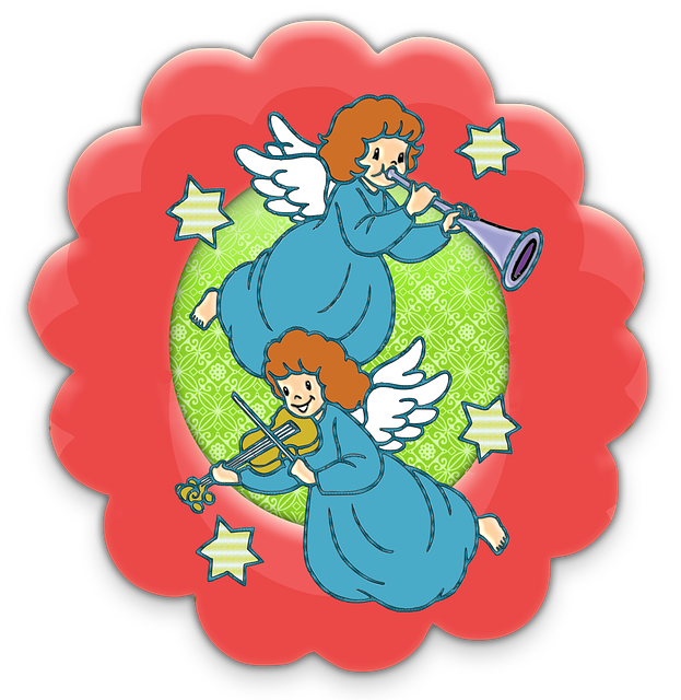 Free download Christmas Angels Decoration -  free illustration to be edited with GIMP free online image editor