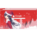 Christmas Anime Girl  screen for extension Chrome web store in OffiDocs Chromium