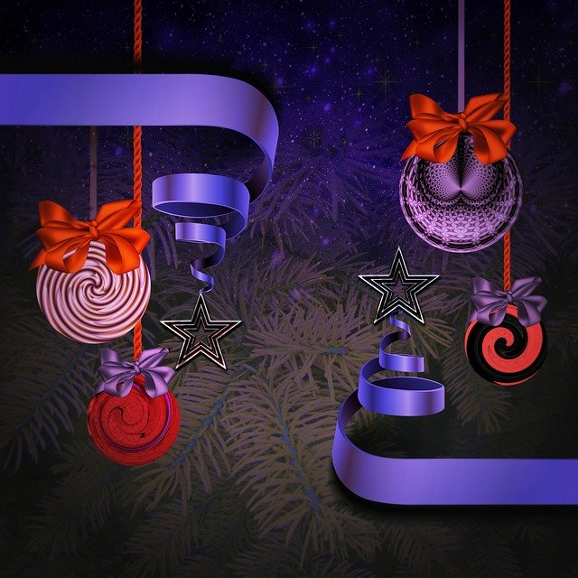 GIMP çevrimiçi resim düzenleyici ile düzenlenecek ücretsiz Noel Topları Topu ücretsiz illüstrasyonunu indirin
