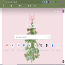 christmas bow  screen for extension Chrome web store in OffiDocs Chromium