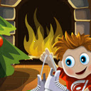 Christmas cartoon scene  screen for extension Chrome web store in OffiDocs Chromium