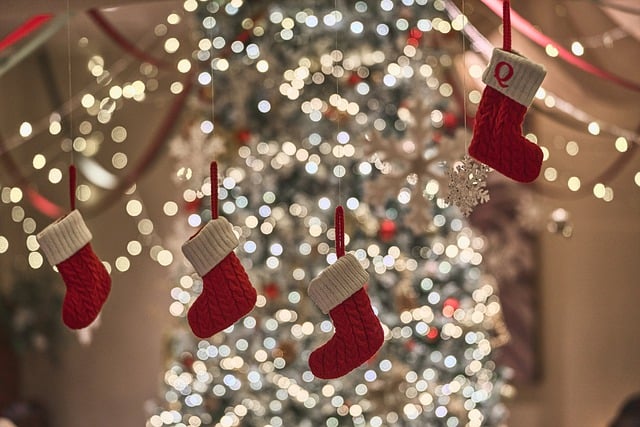 Descarga gratuita de imágenes navideñas de calcetines navideños para editar con el editor de imágenes en línea gratuito GIMP.