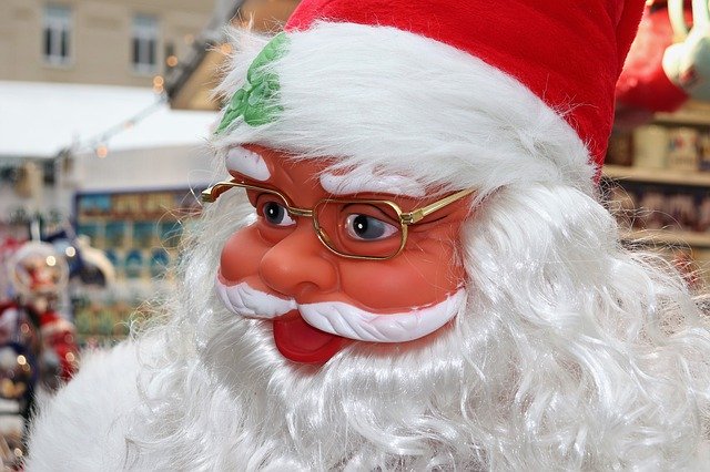 Template Photo Christmas Fair Santa Claus White -  for OffiDocs