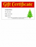 Free download Christmas Gift Certificate Template Microsoft Word, Excel or Powerpoint template free to be edited with LibreOffice online or OpenOffice Desktop online