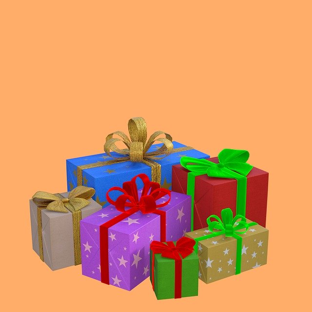Free download Christmas Gifts Packages -  free illustration to be edited with GIMP free online image editor