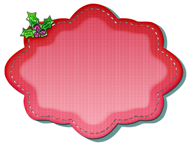 Free download Christmas Label Decoration -  free illustration to be edited with GIMP free online image editor