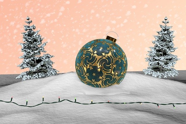 Template Photo Christmas Lichterkette Fir Tree -  for OffiDocs