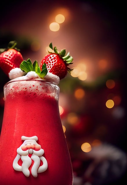 Free download christmas milkshake santa claus drink free picture to be edited with GIMP free online image editor