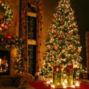 Christmas room live wallpaper  screen for extension Chrome web store in OffiDocs Chromium