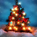 Christmas Tree Lights Live Wallpaper  screen for extension Chrome web store in OffiDocs Chromium