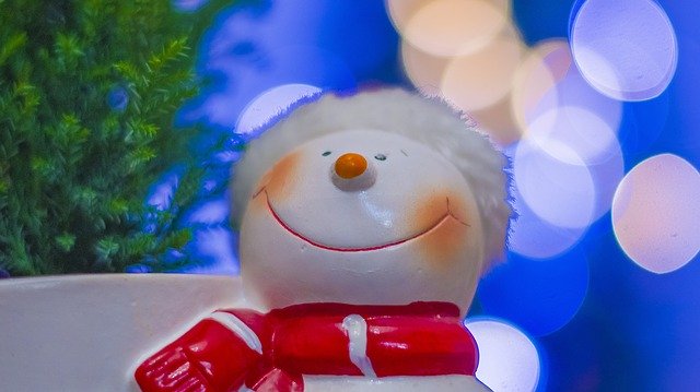 Template Photo Christmas Tree Snowman -  for OffiDocs