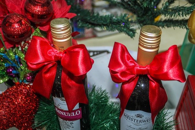 Free download Christmas Wine Decoration -  free photo or picture to be edited with GIMP online image editor