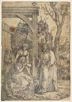 Free download Christ Taking Leave of His Mother, from The Life of the Virgin free photo or picture to be edited with GIMP online image editor