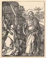 Free download Christ Taking Leave of the Virgin before the Passion, from The Little Passion free photo or picture to be edited with GIMP online image editor