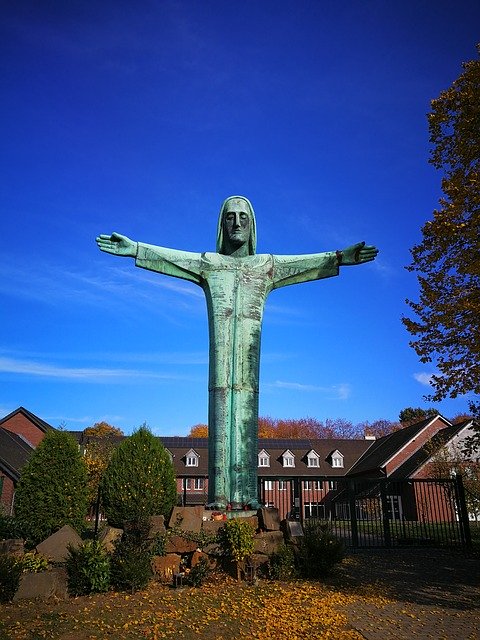 تنزيل Christ The Redeemer Statue Prayer - صورة مجانية أو صورة لتحريرها باستخدام محرر الصور عبر الإنترنت GIMP