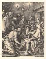 Free download Christ Washing the Disciples Feet,  from The Small Passion free photo or picture to be edited with GIMP online image editor