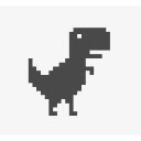 Chrome Dino Official  screen for extension Chrome web store in OffiDocs Chromium