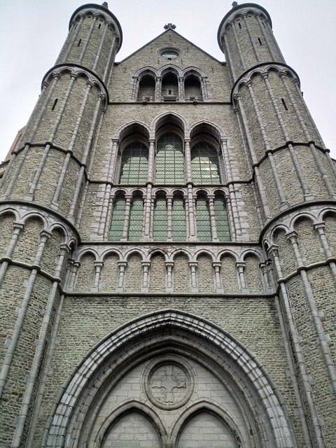 Free download Church Bruges Building -  free photo or picture to be edited with GIMP online image editor