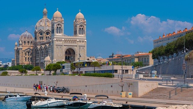 Free download church cathedral marseille free picture to be edited with GIMP free online image editor
