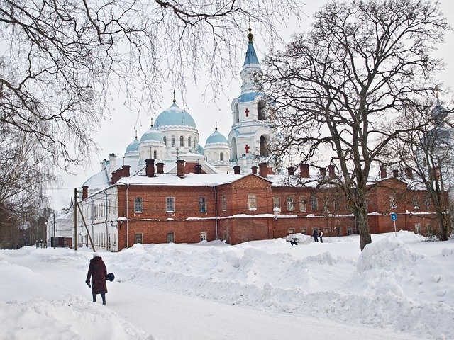 Free download Church Cathedral Winter -  free photo or picture to be edited with GIMP online image editor