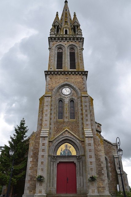 Free download Church Catholic Bell Tower -  free photo or picture to be edited with GIMP online image editor