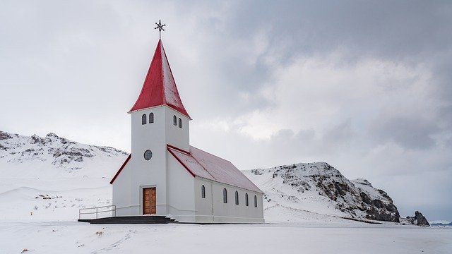 Free download church iceland vik vik i midral free picture to be edited with GIMP free online image editor