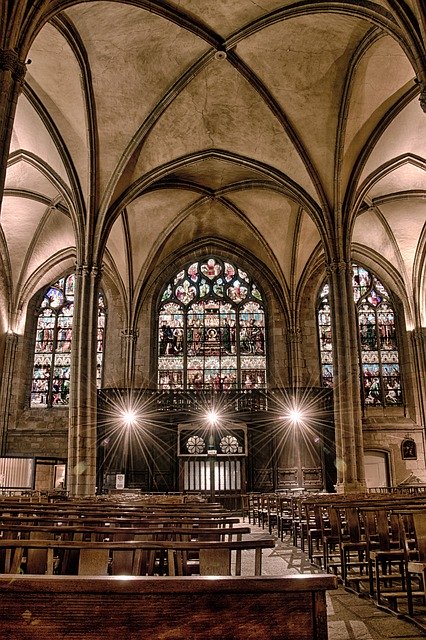 Descarga gratuita Church Limoges Religion Stained - foto o imagen gratis para editar con el editor de imágenes en línea GIMP