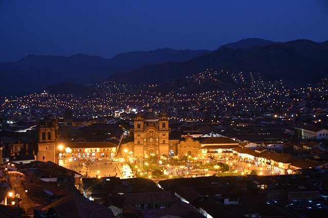 Free picture Church Night Cusco -  to be edited by GIMP free image editor by OffiDocs